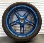 05-12 Triumph Sprint St 1050 Rear Wheel Rim Tire T2010074 / 17X5.5". Fixed Price $116.25.