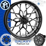 Performance Machine Galaxy Platinum Cut Front Wheel Package Harley Touring Pm. Fixed Price $1947.50.
