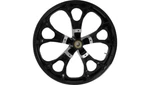 Coastal Moto Solid Black Largo 21X3.5 Front Non Abs Wheel Harley Touring 08-24. Fixed Price $999.95.