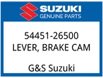 Suzuki Oem Part 54451-26500 Lever, Brake Cam. Fixed Price $16.51.